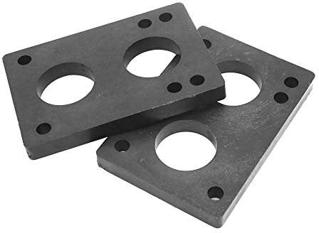 POFET 2 x Skateboard-Universal-LKW-Risers – 1/2 Zoll – 1/4 Zoll – 1/8 Zoll Dichtung für Skateboards, Longboards, Riser-Pads