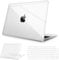NPUOLS Hülle Schutzhülle Kompatibel für MacBook Air 13,6 Zoll M4 M3 M2 A3240 A3113 A2681(2025 2024 2022), Ultradünne Vergilbung Sbeständige Hartschale Snap Case und TPU EU Tastaturabdeckung