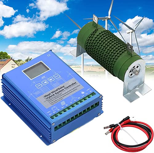 JIADUOFU Wind Solar Hybrid Laderegler, 24 V/48 V Mppt Lade Boost Controller Mit LCD Display, Universell Für Netzunabhängige Wind Solar Hybrid Systeme,5000w-24V