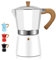 DITOSH 6 Tasse Aluminum Espresso Stovetop Moka Pot Express Coffee Maker Percolator Italian Classic Mocha Coffee Machine for Italian and Cuban Cafe Brewing for Home & Camping 300ml 10oz