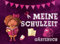Meine Schulzeit - Gästebuch: Süßes Erinnerungsbuch zum Schulanfang. Füllung für Schultüte. Geschenk zur Einschulung für Mädchen