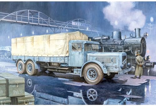 Roden - Modellbau LKW Vomag 8 LR LKW WWII German Heavy Truck 822 1:35. Modellbau Panzer Promo