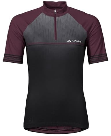 VAUDE Rad Shirt Women's Posta HZ Tricot II - Hochwertiges Radtrikot Damen, atmungsaktiv & schnelltrocknend, Rennrad Trikot Damen mit Rückentaschen