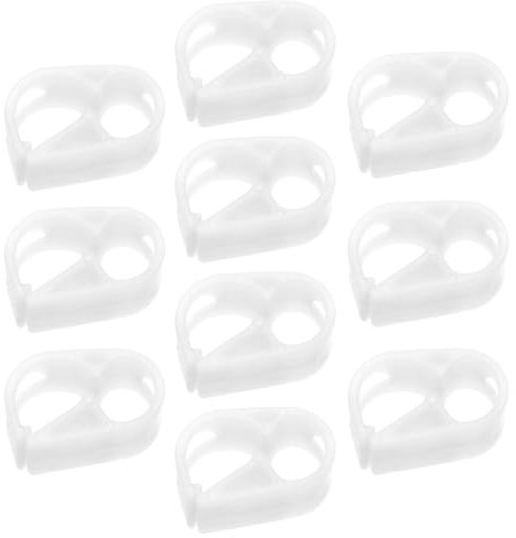 ECSiNG 10pcs Adjustable Tube Clamp PP Tubing Clamps Pipe Clamps Water Flow Control Clip Adjustable Tube Clam for Control Flow of Liquid in The Pipe Fit for 5-8mm Tube