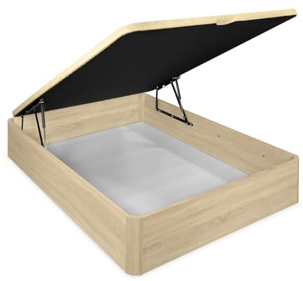 Mattfy - Canapé Abatible Extra Reforzado Gran Capacidad con Tapa Transpirable, Esquinas Redondeadas, 150 x 190, Cambria