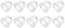 Nikou Primerbirne, Primer Bulb, Kraftstoffpumpe Rasentrimmer Ersatzteile Vergaser 22 mm Primerbirne Ersatzzubehör Passend für Homelite, Transparent, 10 Stück