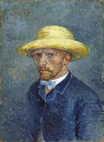 TVLAR Berühmte Gemälde Leinwand Plakat Vintage Leinwanddruck Porträt von theo van gogh von vincent van gogh von vincent van gogh Gemälde Fotodruck für Wohnzimmerdekoration 60x90cm