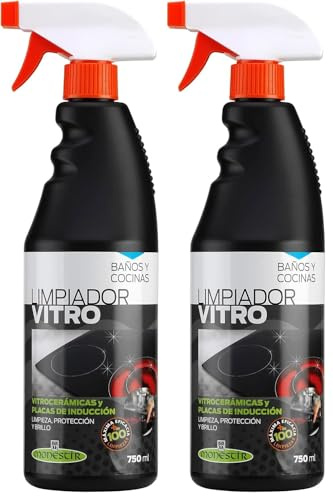 Monestir Limpiador de Vitrocerámicas y placas de inducción (Paquete de 2)