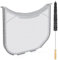 Fluff Filter and Brush for Dryer Dryer Replacement Fluff Filter for Appliances and Hotels