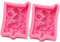 MAGICLULU 2Stücke Silikon Backform Blumenform Kreatives Backzubehör Für Kuchen Und Fondant Und Langlebig Für Heimwerker Und Geschenkideen