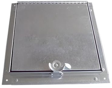 revisionsklappe Isolierte Trockenbau-Revisionsklappe, Dachbodenzugangsklappe mit Scharnier, strapazierfähig, mit Fiberglas-Isolierung, feuerfeste Deckenzugangstür für Trockenbau, Decken, Sanitär(50x50