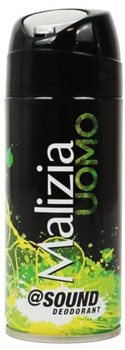 Malizia Uomo Parfum d'Intesa Deodorant Spray 100 ml – Eau de Toilette für Männer, intensiver und langanhaltender Duft, Frische für den ganzen Tag (Sound 1 Einheit)