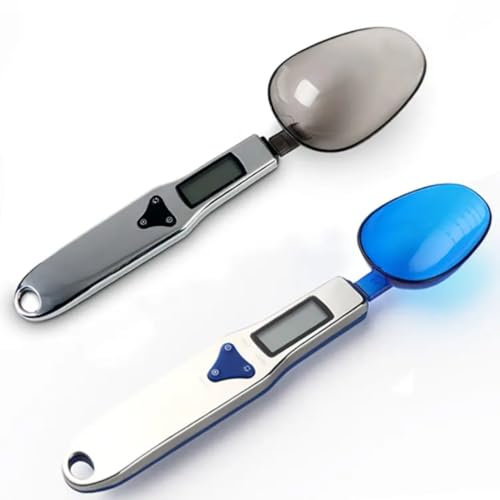 Cucchiaio Digitale da Cucina con Display LCD, Bilancia di Precisione per Alimenti