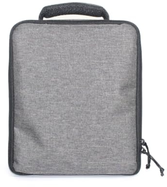 Pinafresa Waterproof Projector Carry Bag Universal Grey Handbag with Handle for Business and Travel Projector Storage Bag