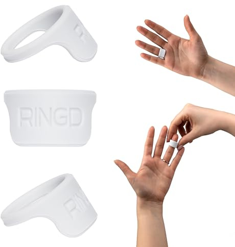 RINGD Silikon Ringschutz (3er Set) – Ring Schutz gegen Kratzer – Ring Cover für Sport & Alltag – Flexibler Ring Protector aus Silikon – Für Eheringe & Schmuckringe