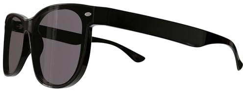 BEZLIT Polarisierte Unisex Sonnenbrille UV400 Kategorie 3 Damen Herren Kunststoffbügel Braun Grau Schwarz (Schwarz)