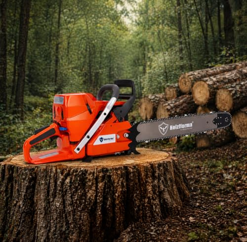 Holzfforma G395XP Professional 94cc Petrol Chainsaw, Complete Setup with 71cm Bar and Chain