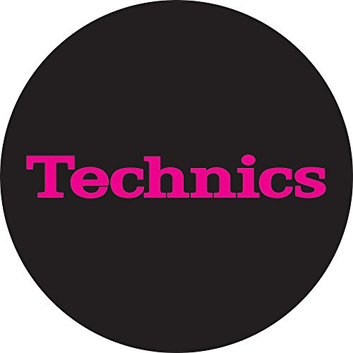 Technics Tapis antidérapant Noir/rose