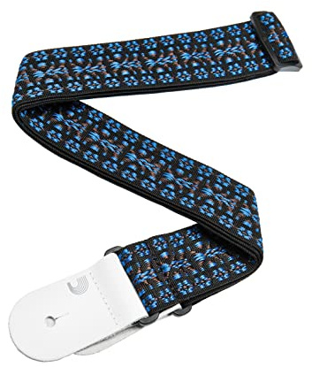 Planet Waves Woven Guitar Strap - Hootenanny Blue/Black
