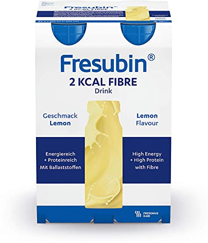 Fresenius Kabi Fresubin 2 kcal fibre Drink Lemon Trinkflasche, 4 x 200 ml, 1er Pack (1 x 2,75 kg)