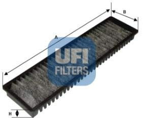 UFI 54.137.00 Filter, Innenraumluft