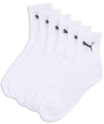 PUMA Herren Short Socken, Weiß, M EU