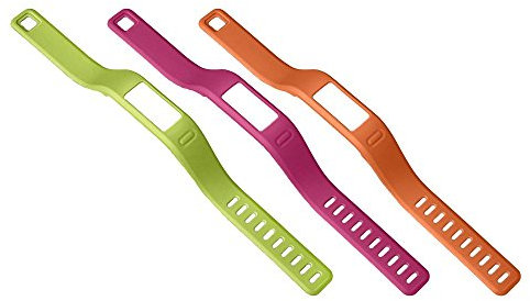 Garmin Ersatzarmband Vivofit, Orange/Pink/Grün, L, 010-12149-15