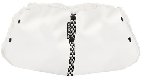 Gesslein Muff-Handwärmer Leder weiß