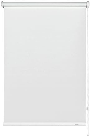 Gardinia 6390062180 Seitenzug-Rollo Abdunklung, abdunkelnd, Blickdicht, 62 x 180 cm, weiß