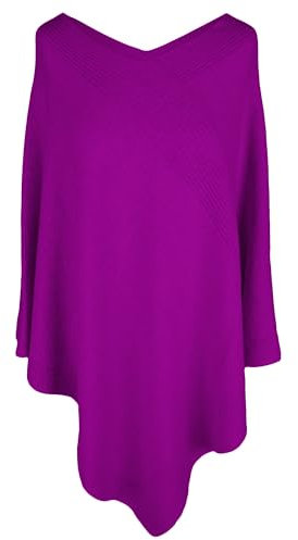 Love Cashmere Damen Classic, fuchsia pink, Einheitsgröße
