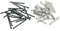 Kaish Schrauben und Federn, geeignet zur Befestigung von Tonabnehmern bei Bassgitarren 20x Screws and Springs Schwarz