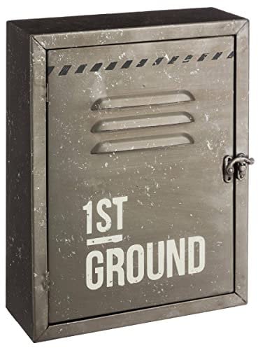 Atmosphera - Boîte à clé District 9 30x23 cm - Gris