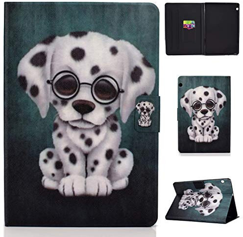 Funda Carcasa para Huawei MediaPad T5 10,Soporte Protectora Cover Tablet PC Holder para Huawei MediaPad T5 10 10.1 Pulgadas 2018, dálmata