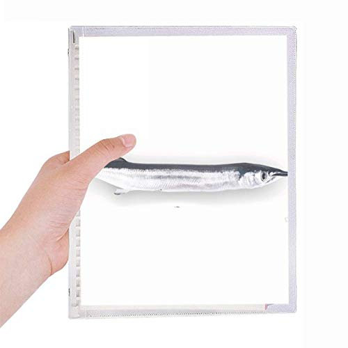 Ocean Fish Fresh Thin Notebook Loose-leaf Spiral Refillable Journal