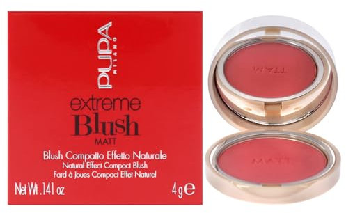 Pupa Milano Extreme Blush Matt 004 Daring Pink für Damen, 0,141 oz, 4,17 ml