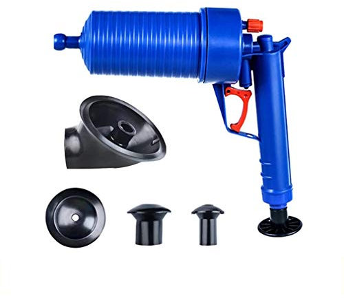 Toilet Plunger Kitchen Sink Sewer Dredge Tool,High Air Pressure Drain Pump Pipe Dredge Tools,Drain Cleaning Tool,Hair, Garbage, Vegetable, Bathtub Cleaning Hook, Used for Bathroom,Dredge Pipe