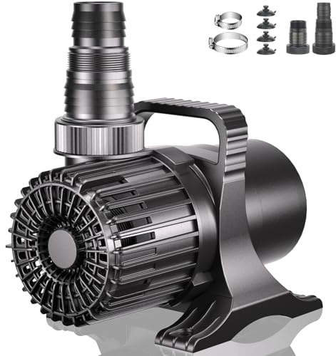 WaterRebirth (7000GPH-320W, UL Listed) High Flow Submersible Water Pump - Pond Pump - Submersible Pump - Water Fountain Pump - Aquarium Pump, PS- 7000