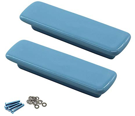 Türknauf, Keramik, Blau, 2 Stück