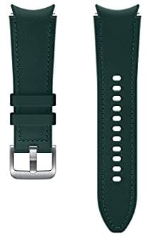 Samsung Watch Strap Hybrid Leather Band - Official Samsung Watch Strap - 20mm - S/M - Green
