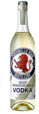 Portobello Road Golden Madagascan Vanilla Vodka 70cl, 40% ABV | British Potato Vodka Infused with Golden Madagascan Vanilla