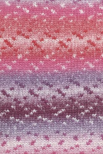 Lang Yarns - Snowflake Multicolor 0004 violett pink rot 50 g
