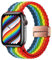HITZEE Compatible con Cinturino Apple Watch 49/46/45/44/42/41/40/38mm, Cinturini in Nylon con Chiusura Magnetico Progettato per iWatch Ultra 2 Serie 10 9 8 7 SE 6 5 4 (38/40/41/42, Arcobaleno)