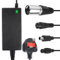 Electric Scooter Charger, 42V 2A Charger for Electric Bike,Fast Charging Power Adapter with Led Indicator, Balance Bike, 36V Lithium Battery Charger for Scooter