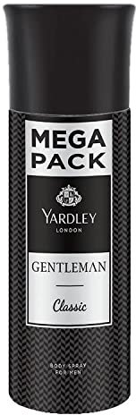 Green Velly Yardly London Gentleman Classic Deo Body Spray for Men, 220ml