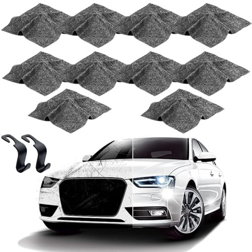 Nano Sparkle-Tuch für Auto-Kratzer - 2024-Upgrade, Original-Lackpflege und Autoreinigung - 15 Stück (10x10cm)