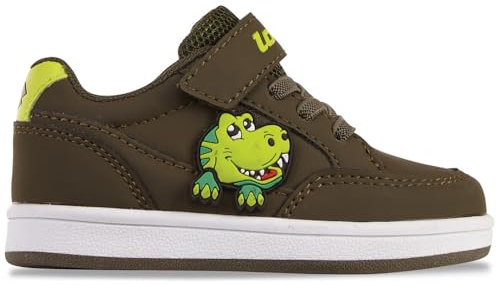 Lotto Jungen Unisex Kinder ANIMOL M Sneaker, Olive/Lime, 23 EU