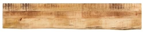 vidaXL Tischplatte 160x20x3,8 cm Baumkante Massivholz Raues Mangoholz