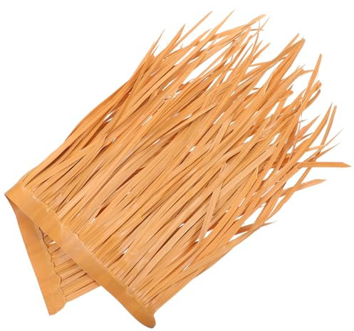 MAGICLULU Toit Chaume Artificiel Bricolage pour Jardin Imitation Toit Paille Décoratif Réaliste Revêtement Toiture Terrasse Et Pergola Ambiance Tropicale Élément Paysage Extérieur