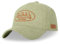 Von Dutch Kappe für Damen und Herren, 100 % Baumwolle, Baseballkappe, Jeans Denim, Hellkhaki / Braun, Einheitsgröße