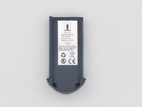 SIMBAILAI 7000 mAh Akku-Batterie, Grau, Drahtlose Video-Türklingel